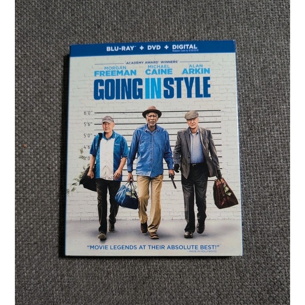 Going in Style (Blu-ray + DVD)‎ - NEW SEALED, comes with Slip Cover